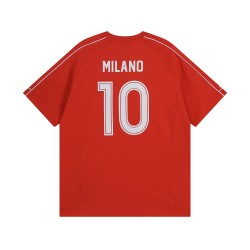 Balenciaga Soccer T-Shirt Oversized in red and white vintage jersey