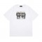 Balenciaga Band Portrait Printing Logo Retro Short Sleeve Unisex Ｗhite