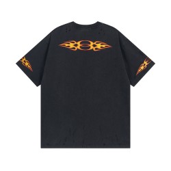 Balenciaga Burning Unity T-Shirt Oversized in black vintage jersey