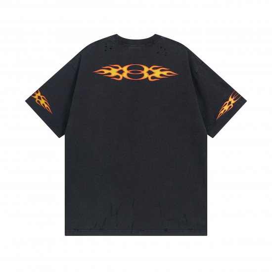 Balenciaga Burning Unity T-Shirt Oversized in black vintage jersey