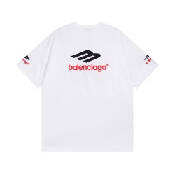 Balenciaga 3B Sports Icon T-Shirt Medium Fit in white, black and red vintage jersey