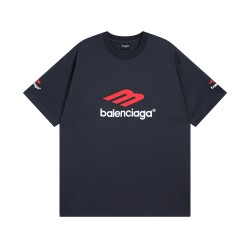 Balenciaga 3B Sports Icon T-Shirt Medium Fit in black, red and white vintage jersey