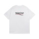 Balenciaga Political Campaign Printing Large Version Short Sleeve White