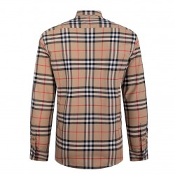 Burberry Natural Logo Patch Check Print Shirt Cuthbert