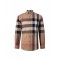 Burberry Check Cotton Long-Sleeved Shirt 