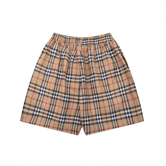 Burberry Vintage Check side-stripe shorts