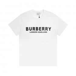 Burberry London England Logo Cotton T-shirt White