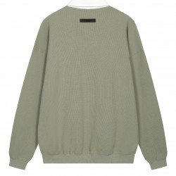 Fear of God Essentials SS23 Waffle Long Sleeve Polo Shirt Sycamore