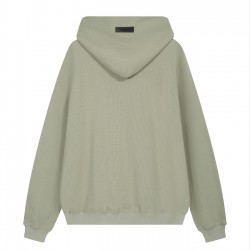 Fear of God Essentials SS23 Waffle Raglan Hoodie Matcha Green