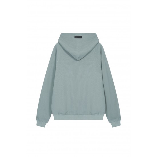 Fear of God Essentials SS23 Waffle Raglan Hoodie 'Sycamore' FOG-SS23-034