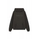 Fear of God Essentials SS23 waffle Raglan Hoodie 'off Black' FOG-SS23-037