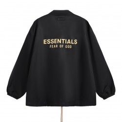 Fear of God Essentials SS22 Coaches Jacket Iron Logo FOG-SS22-132