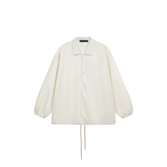 Fear of God Essentials SS22 Coaches Jacket White