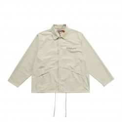 Fear of God Essentials FW20 Coach Jacket Matcha Green