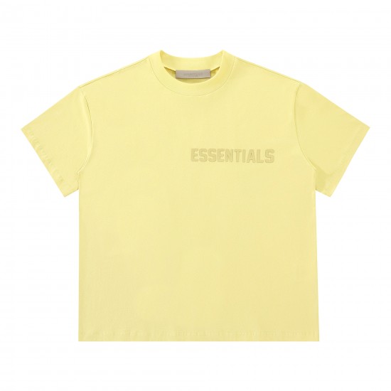 Fear of God Essentials FW22 Short Sleeve Tee Garden Yellow