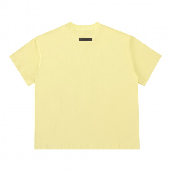 Fear of God Essentials FW22 Short Sleeve Tee Garden Yellow