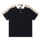 Gucci Interlock Double G Stripe Polo Shirt Navy Blue 598949-XJB0Q-4685