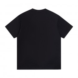 Gucci Logo Print Cotton T-shirt Black