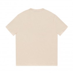 Gucci Men's Cream White Logo Print Cotton Jersey T-shirt