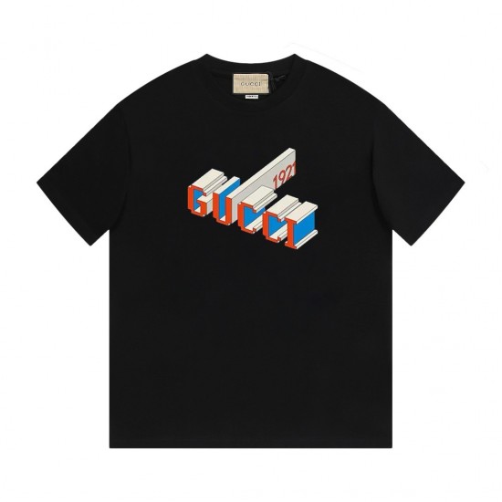 Gucci Men's Blue 3d 1921-print T-shirt