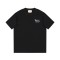 Gucci Logo Embroidered Cotton Jersey T-Shirt Black