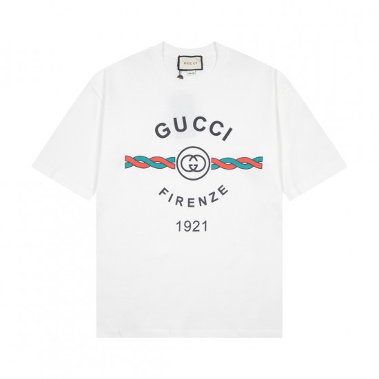 Gucci Firenze Print Tee 'White' 616036-XJD7T-9095