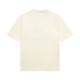 Gucci SS21 Interlock Double G Stripe Printing Short Sleeve Creamy White T-Shirt 616036-XJDAG-9095