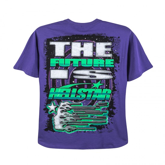 Hellstar Goggles T-Shirt Purple