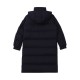 Moncler Maya Hanoverian Long Down Parka Black