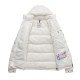 Moncler Maya Ecrins padded down jacket white