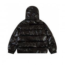 Moncler Vezere hooded padded jacket black