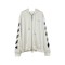 Off-White Painting Printing Arrow Pattern Zipper Classic White