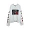 Off-White SS21 Caravaggio Printing Hoodie 'White Red'