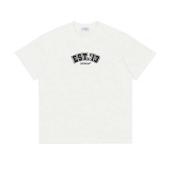 Off-White Logic Slim S/S Tee White