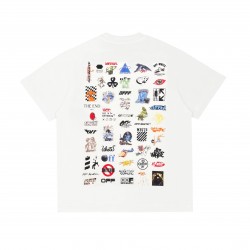 Off-White Logic Slim S/S Tee White