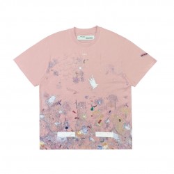 Off-White Seeing Things Washed T-Shirt Pink