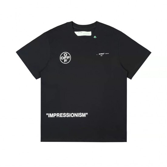 Off-White Marker Short-Sleeve Over Tee 'Black/Red'