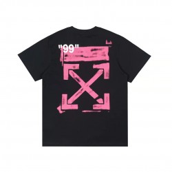 Off-White Marker Short-Sleeve Over Tee 'Black/Red'