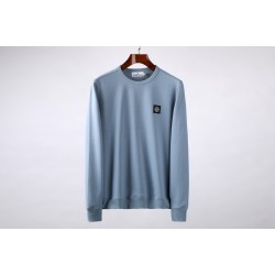 Stone Island Long Sleeve Patch T-Shirt Blue