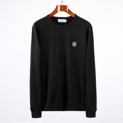 Stone Island Long Sleeve Patch T-Shirt Black