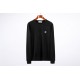 Stone Island Long Sleeve Patch T-Shirt Black