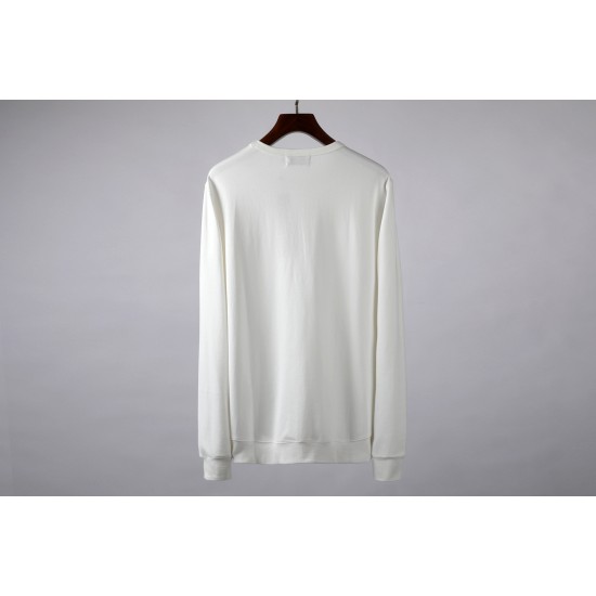 Stone Island Long Sleeve Patch T-Shirt White