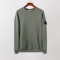 Stone Island Long Sleeve Soft Cotton Crew Neck Knit Green