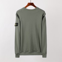 Stone Island Long Sleeve Soft Cotton Crew Neck Knit Green