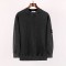 Stone Island Washed Garment Dyed Malfile Crew Sweat Black