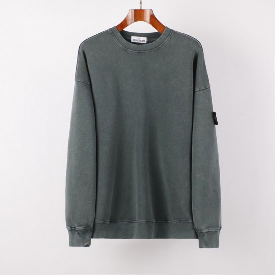 Stone Island Washed Crew Neck Sweatshirt Bttglia