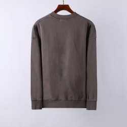 Stone Island Long Sleeve Patch T-Shirt Chocolate