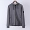 Stone Island Sleeve Logo Zipper Classic Hooded Grey