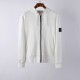 Stone Island Sleeve Zipper Classic Hooded White