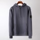 Stone Island Garment Dyed Popover Hoody Grey